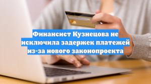 Финансист Кузнецова не исключила задержек платежей из-за нового законопроекта