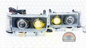 Toyota Land Cruiser 80 модернизация света фар