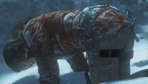 4 серия Rise of the Tomb Raider заставка у костра