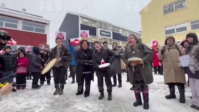 Протест в Гренландии смотреть онлайн