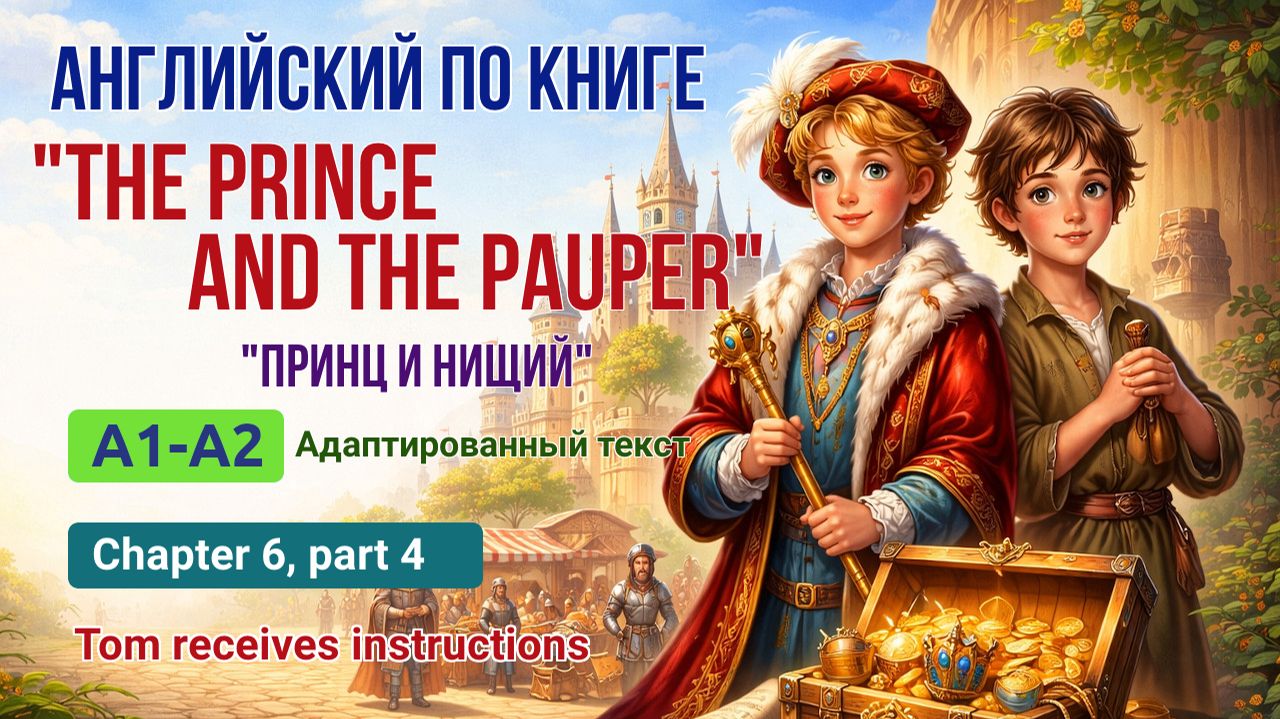 "Принц и нищий" на английском | Глава 6/4: Размышления лордов и теория безумия | A1-A2