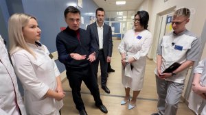 Как оказывают помощь в центральной городской поликлинике в Лобне, проверил губернатор А. Воробьев.
