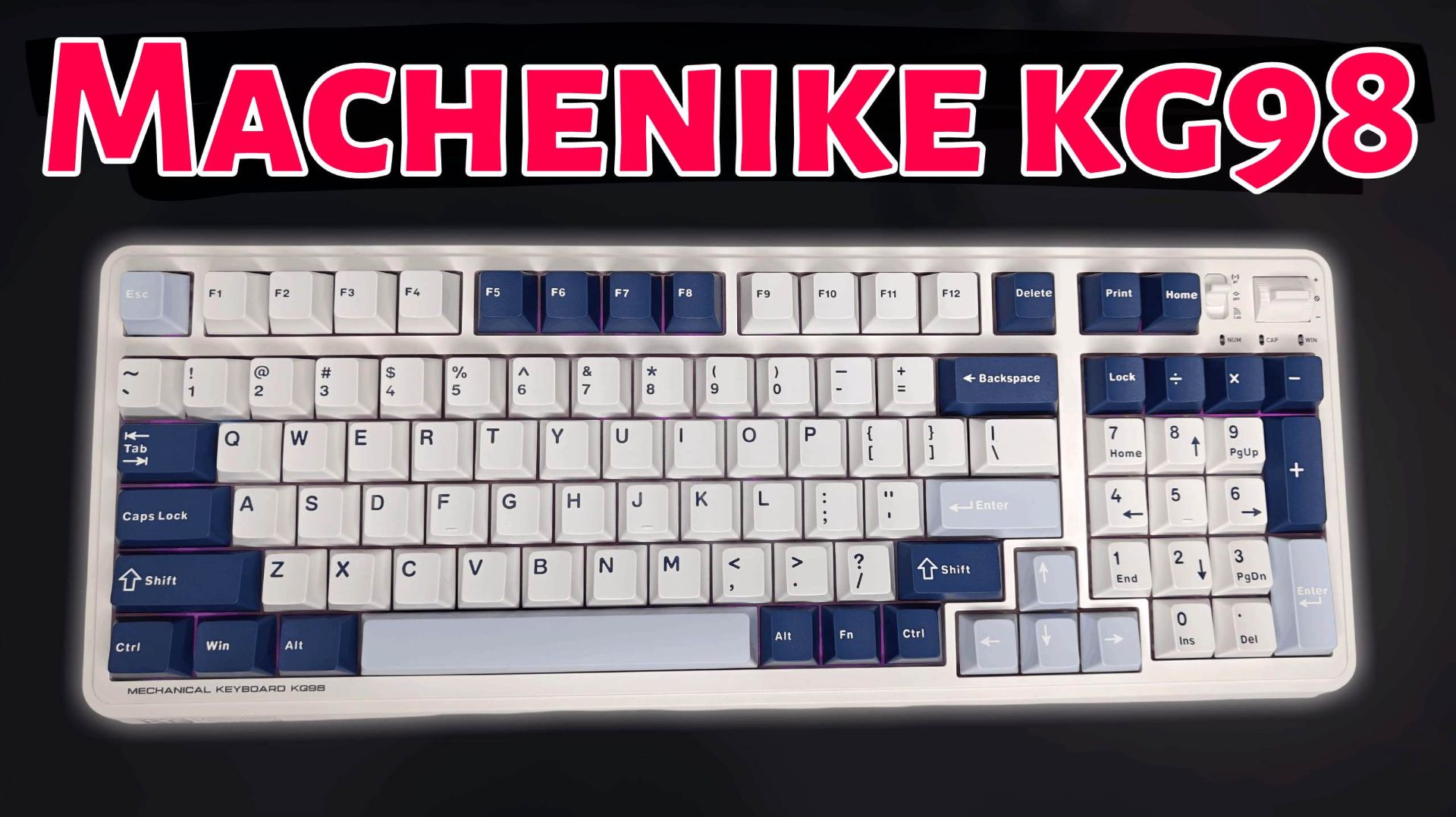 Клавиатура Machenike KG98 Всё, что нужно для работы и игр смотреть онлайн