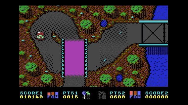 Rallycross Simulator [Commodore 64] смотреть онлайн