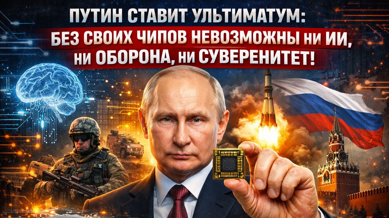 «Путин ставит ультиматум!»: Без собственных чипов невозможны ни ИИ, ни оборона, ни суверенитет смотреть онлайн