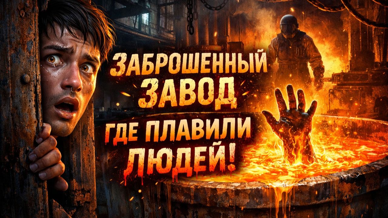 Заброшенный завод смерти: место, где людей превращали в металл. Страшные Истории. Ужасы смотреть онлайн