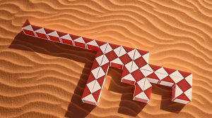 АВТОМАТ из змейки Рубика - схема сборки