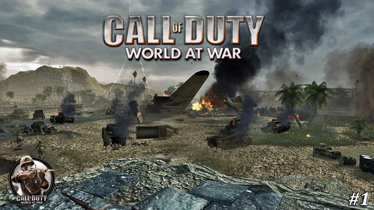 Call of Duty: World at War (2008)  Прохождение Игрофильм серия 1 смотреть онлайн