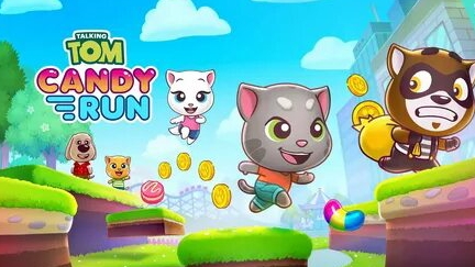 Том.Бег за конфетами. Кто соберет больше золота и конфет ?! смотреть онлайн