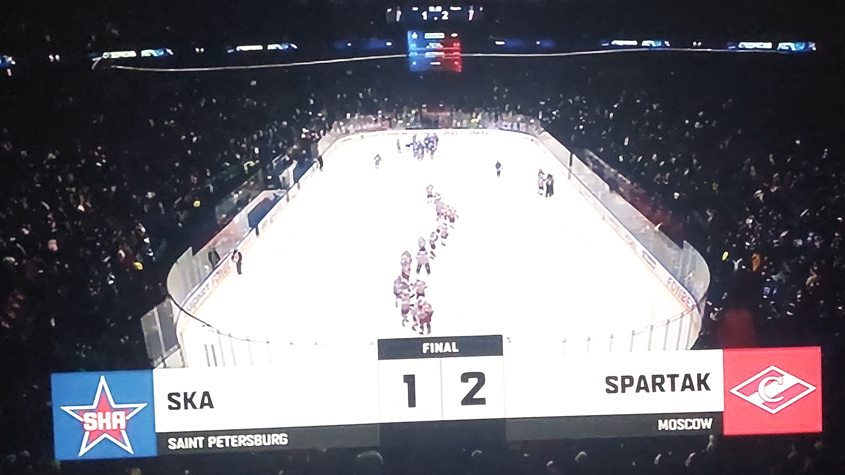 Обзор матча КХЛ СКА -Спартак смотреть онлайн