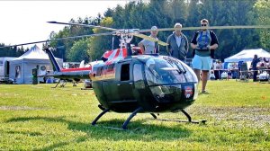 Радиоуправляемая модель вертолёта "BO-105" Демонстрация полёта