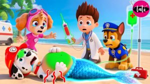Щенячий патруль и Маршалл. Залипательное видео. Мультфильм для детей и малышей. Анимация 104