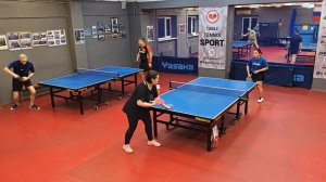 Ноговицына А. - Нельсон Д. настольный теннис 20.01 Малиновый 400+ турнир Санкт-Петербург