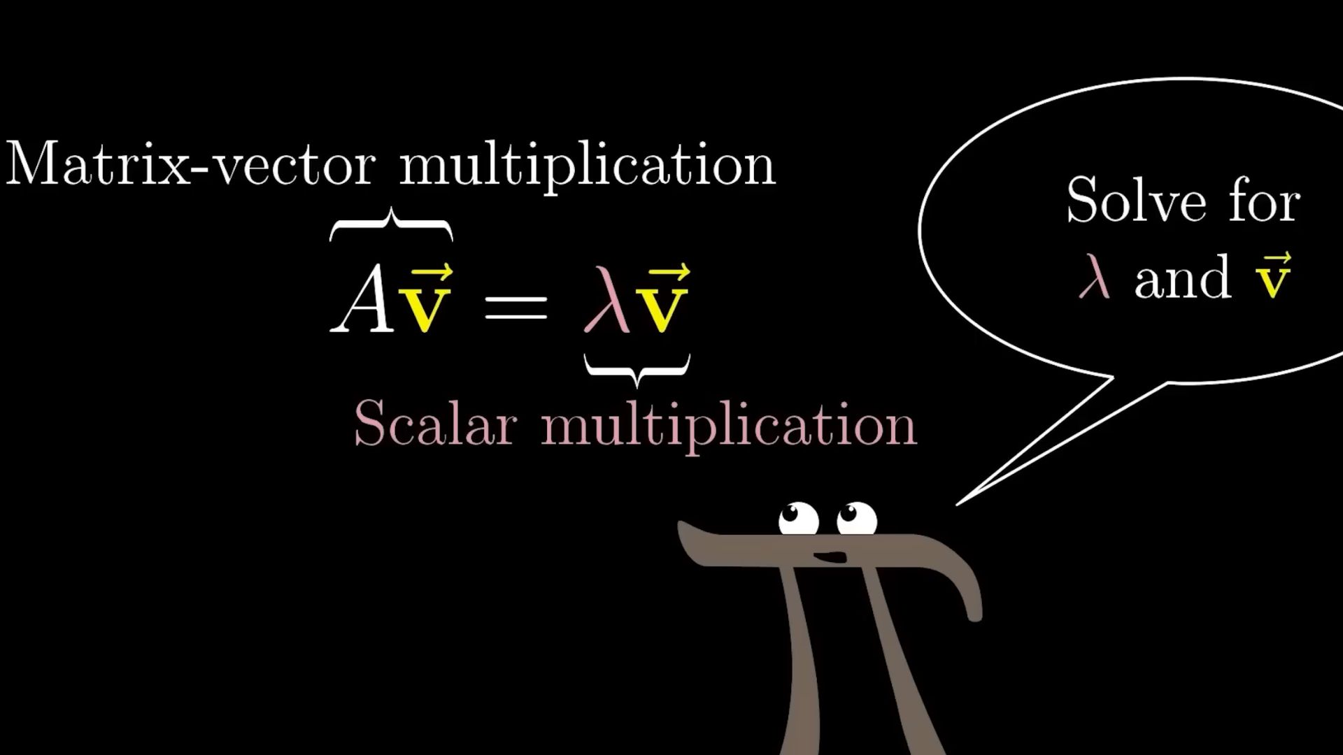 Линейная алгебра №14. Собственные векторы и собственные значения смотреть онлайн