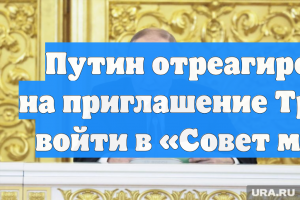 Путин отреагировал на приглашение Трампа войти в «Совет мира»