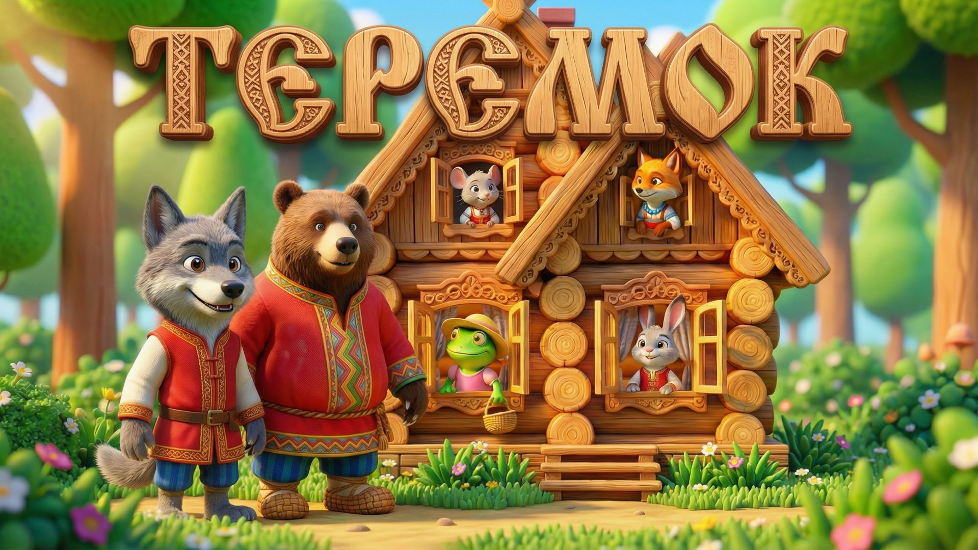 ТЕРЕМОК - СКАЗКА - МУЗЫКАЛЬНАЯ СКАЗКА ТЕРЕМЕК ДЛЯ МАЛЫШЕЙ - МУЛЬТИК ТЕРЕМОК