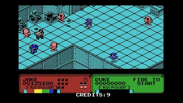 Escape from the Planet of the Robot Monsters [Commodore 64] смотреть онлайн
