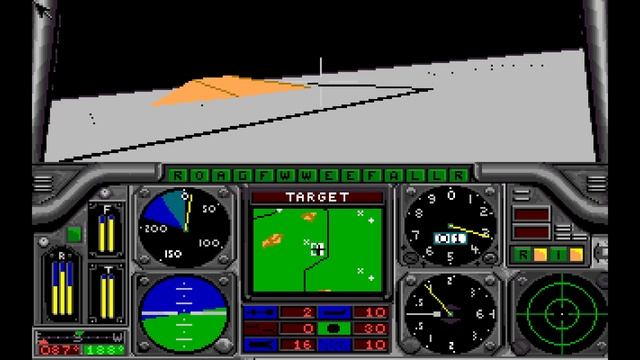 Gunship (1989) [Amiga 500] Middle East & Western Europe Missions - Часть 4 из 4 смотреть онлайн