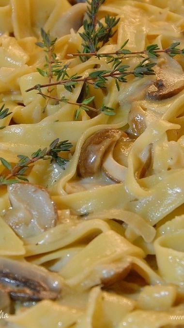 Паста с грибами, шалотом и белым вином смотреть онлайн