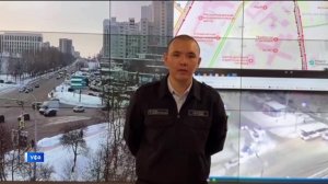 Утром на улице Менделеева в Уфе образовался затор из-за нескольких ДТП