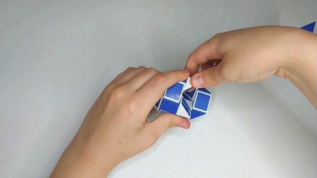 АЛМАЗ 💎 из змейки Рубика - схема сборки смотреть онлайн