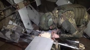 Бойцы расчета БПЛА рассказали об использовании дрона "Молния"