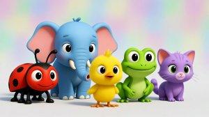 Мультик для малышей - Учим Цвета и Цифры с кроликом Тино