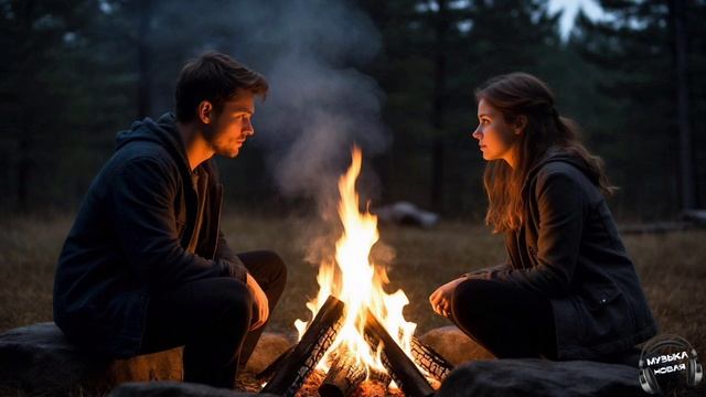 Игра взглядов у костра 🎵 Песня смотреть онлайн