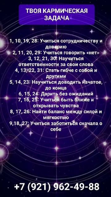 ТВОЯ КАРМИЧЕСКАЯ ЗАДАЧА #онлайн #нумерология #shorts #светланаведа смотреть онлайн
