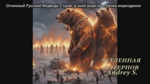 Огненный Русский Медведь Аватар Света.  ВСЕЛЕННАЯ АЭТЕРНОВ.
