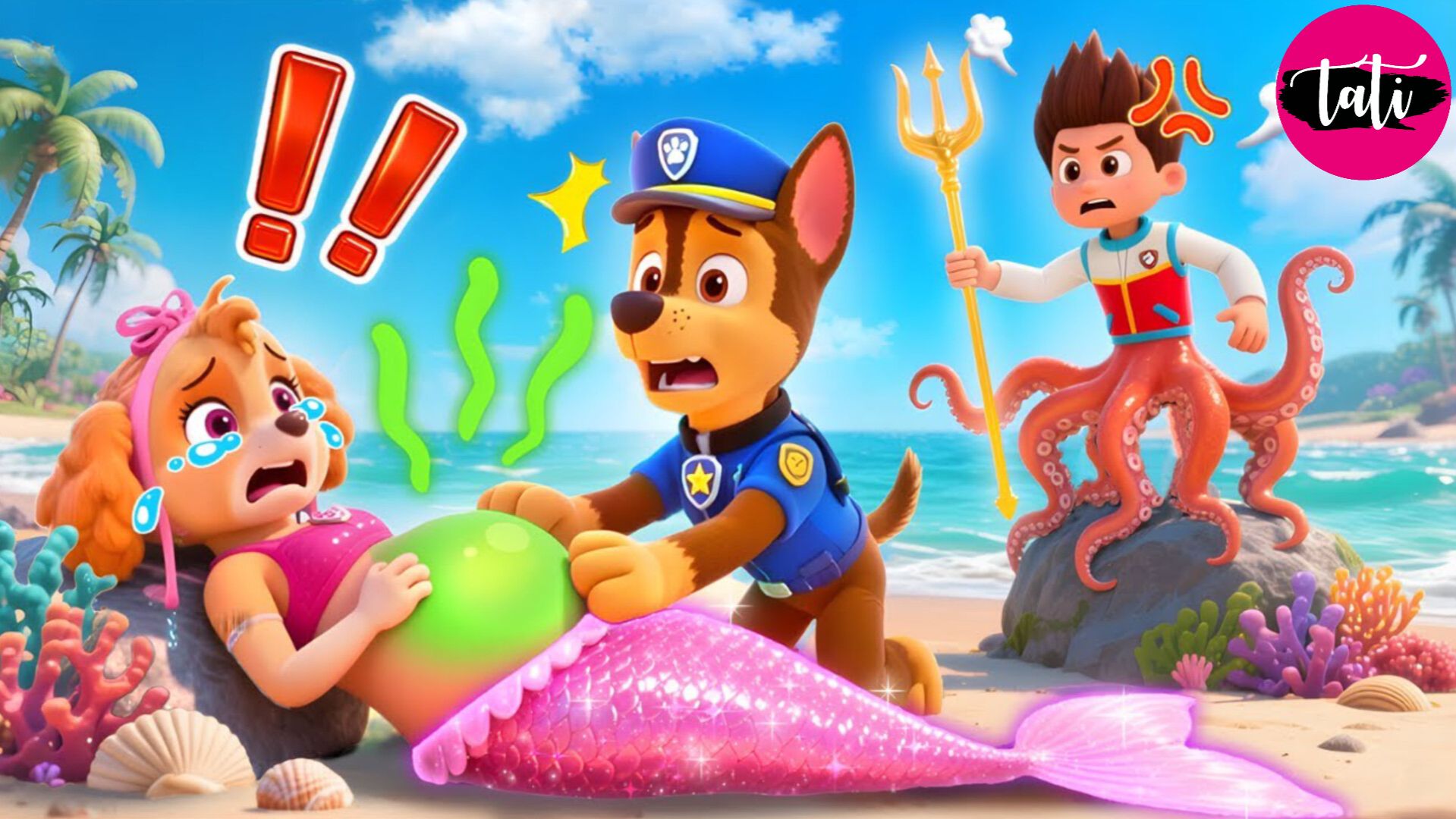 Щенячий патруль и Маршалл. Залипательное видео. Мультфильм для детей и малышей. Анимация 117 смотреть онлайн