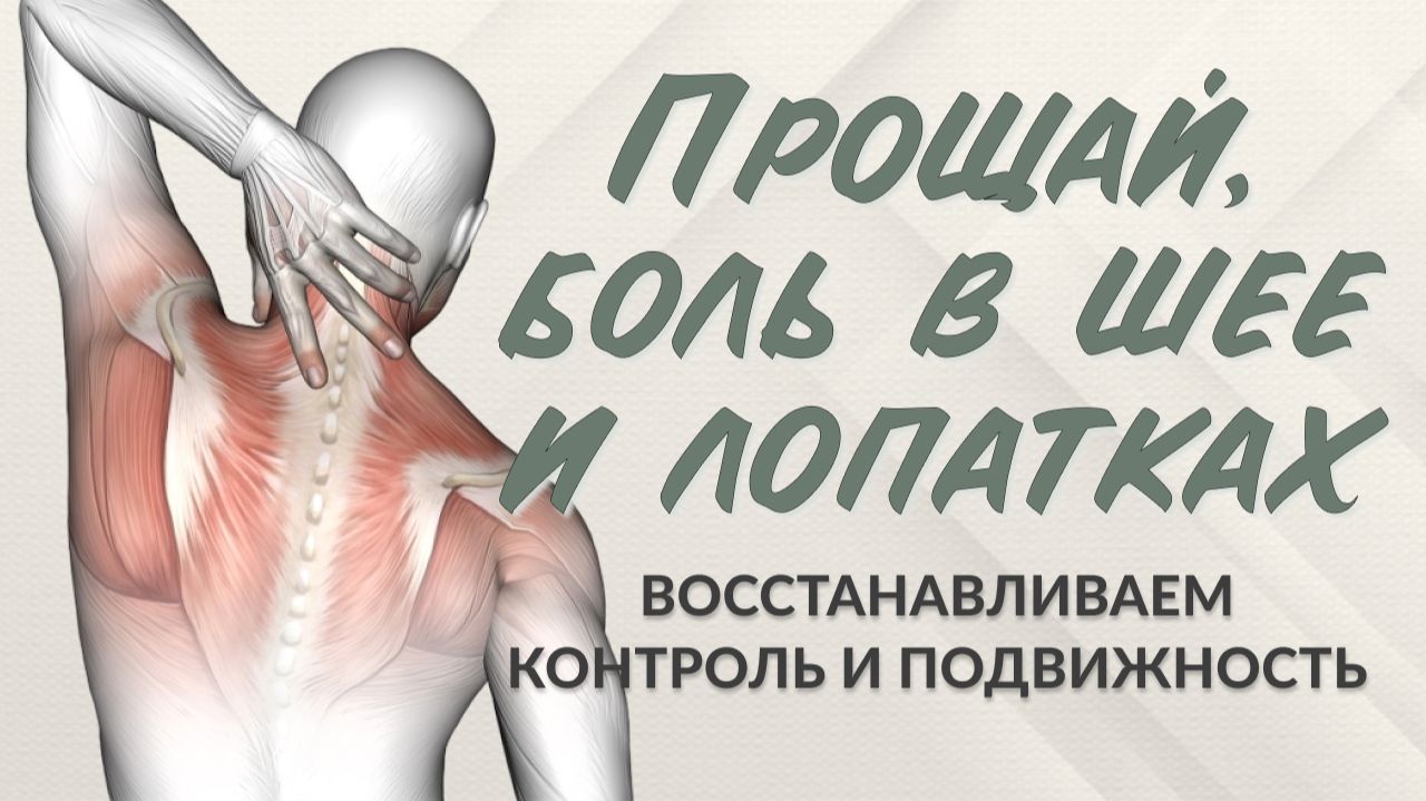 Лопатки, плечи, шея | Осознанная практика для снятия напряжения и осанки смотреть онлайн