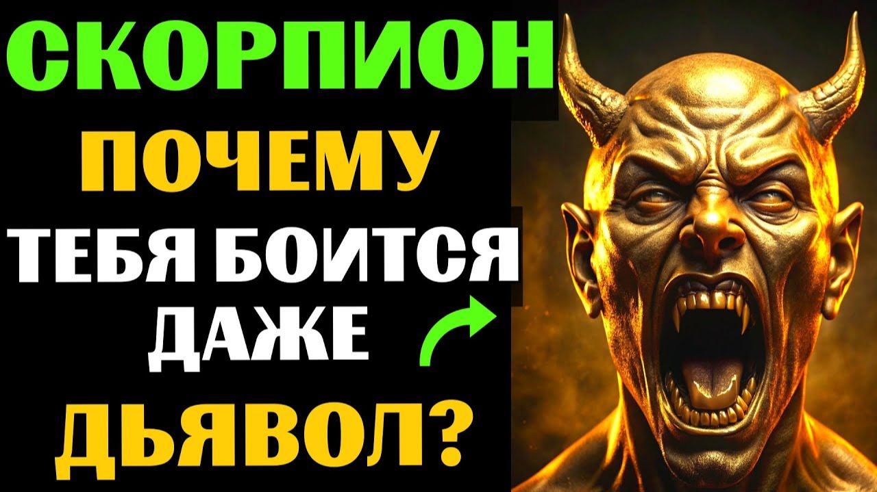🔴25 причин, ПОЧЕМУ даже ТЁМНЫЕ СИЛЫ боятся СКОРПИОНА. 👀Вы ЭТО замечали❓ смотреть онлайн