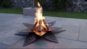 Чаша для костра Цветок