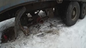Ремонтируем полуприцеп.Замена оси саф  на бпв