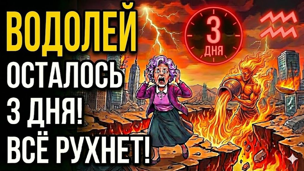 🔴♒ВОДОЛЕЙ, ЗАПОМНИТЕ ЭТУ ДАТУ! 😱ЧЕРЕЗ 3 ДНЯ ВАША ЖИЗНЬ РАСКОЛЕТСЯ НА "ДО" И "ПОСЛЕ"❗ смотреть онлайн