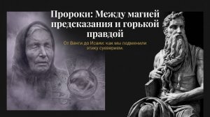 Искусство пророчества: от Нострадамуса до Ванги и Мессинга