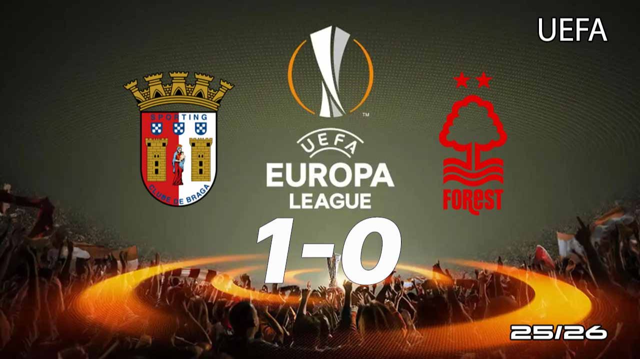 Брага — Ноттингем Форест 1:0. Обзор матча. Лига Европы 25/26 смотреть онлайн