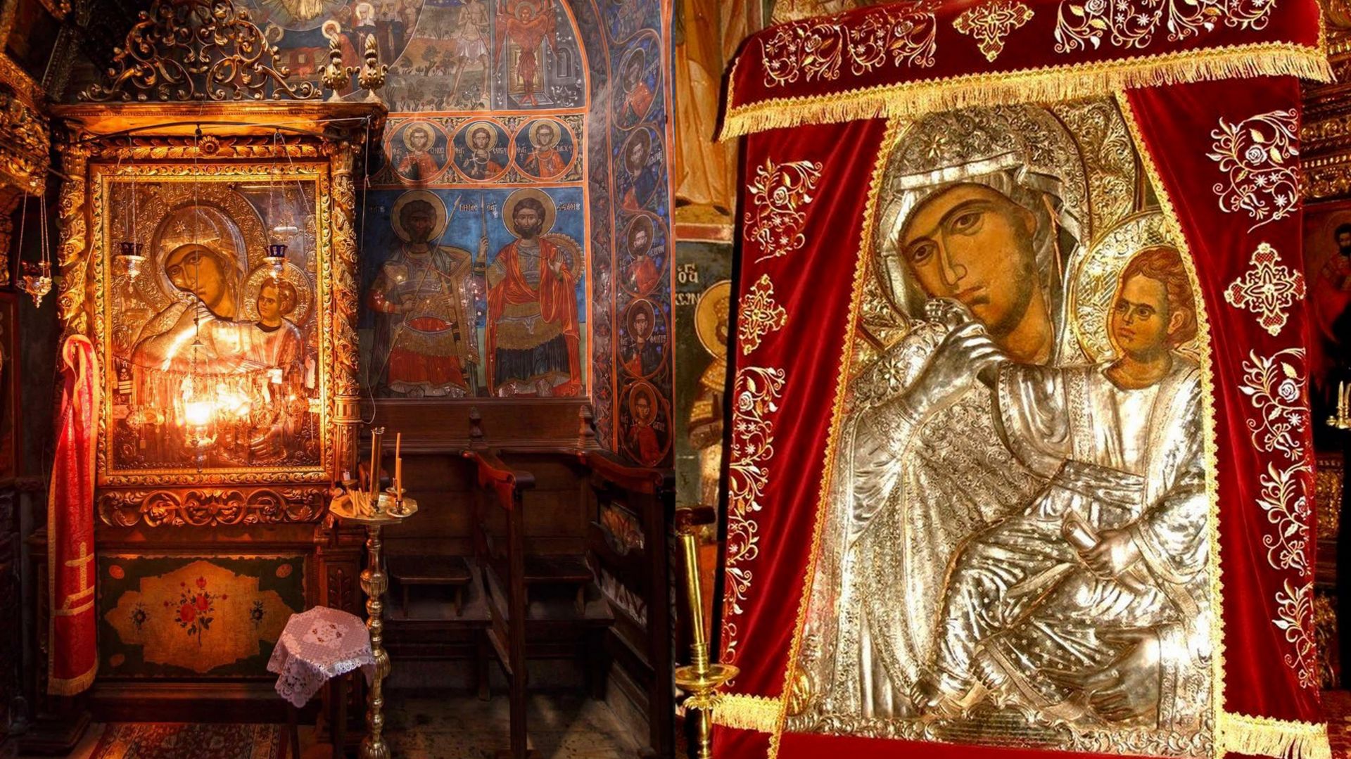 Икона Божией Матери Парамифия (Увещание,Ватопедская,Отрада и утешение)💖Монастырь Ватопед на Афоне смотреть онлайн