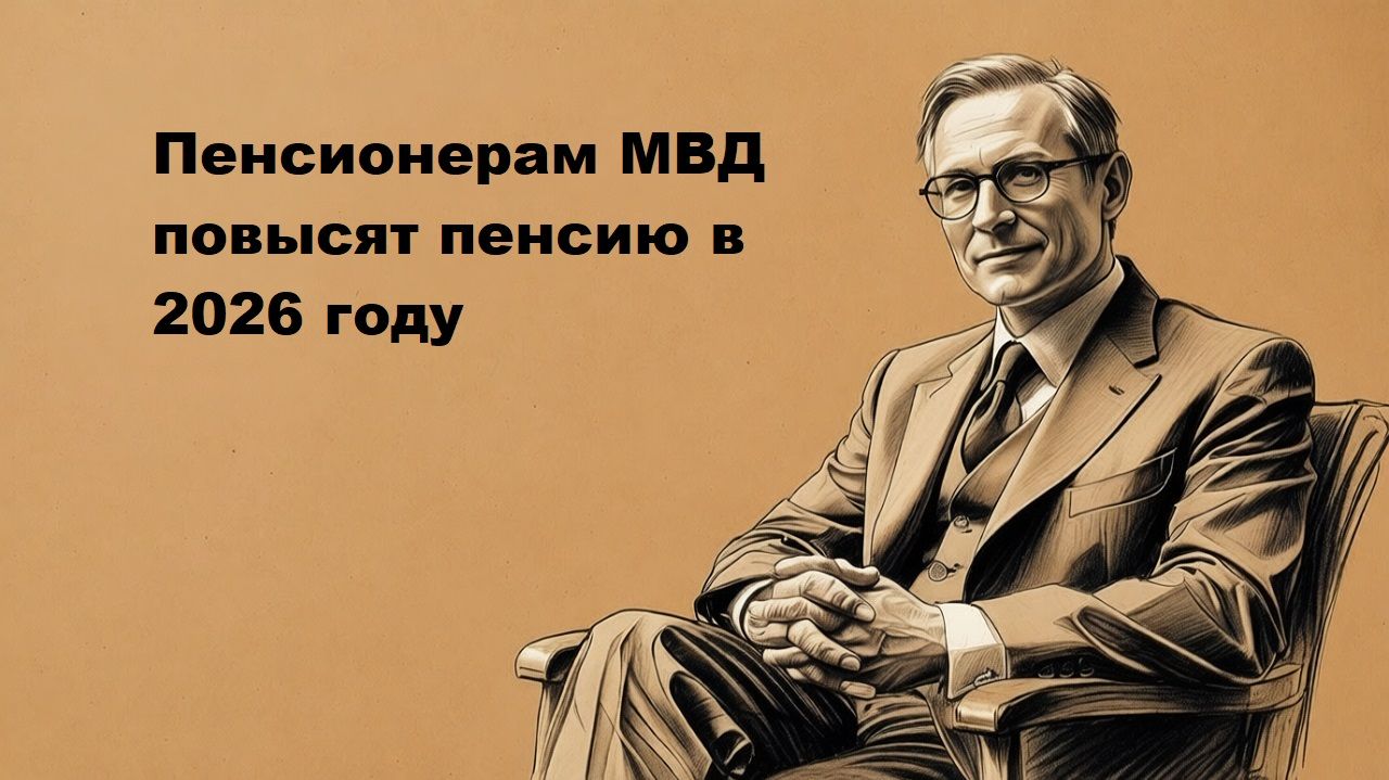 Пенсионерам МВД повысят пенсию в 2026 году смотреть онлайн