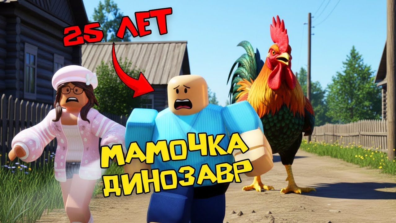 25-ЛЕТНИЙ СЫНОЧКА-КОРЗИНОЧКА В СЕЛЕ #роблоксистория #роблокс #roblox смотреть онлайн
