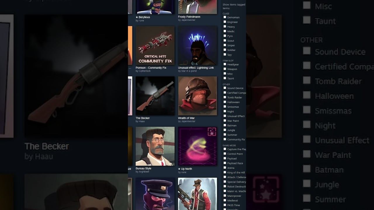 "Красивые" Предметы на МЕДИКА #shorts #teamfortress2 #tf2 #ader #starcraft смотреть онлайн