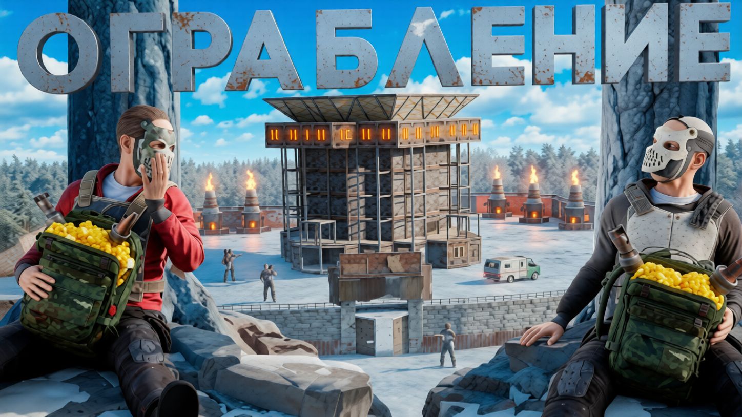 Соло Выживание Проник в Дом Соседа и Ограбил Его Раст/Rust смотреть онлайн