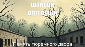ШАНСОН ПОД ГИТАРУ|Память тюремного двора|ШАНСОН ДЛЯ ДУШИ