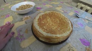 Кето блины с мясной начинкой