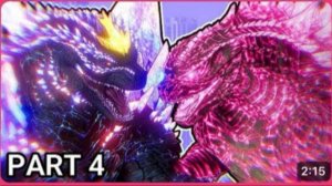 Космический Годзилла vs Годзилла | Анимация часть 4 (перезалив с Ютуба)