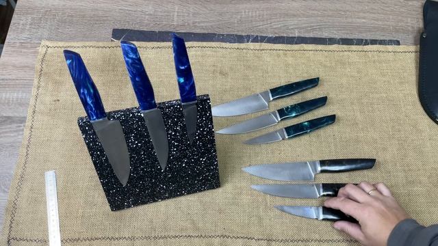 Кухонный набор тройка из стали Vg10 смотреть онлайн