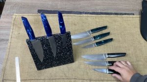 Кухонный набор тройка из стали Vg10