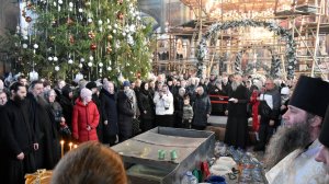 Прихожане в праздничный день Крещения Господня 18.01.2024 г.