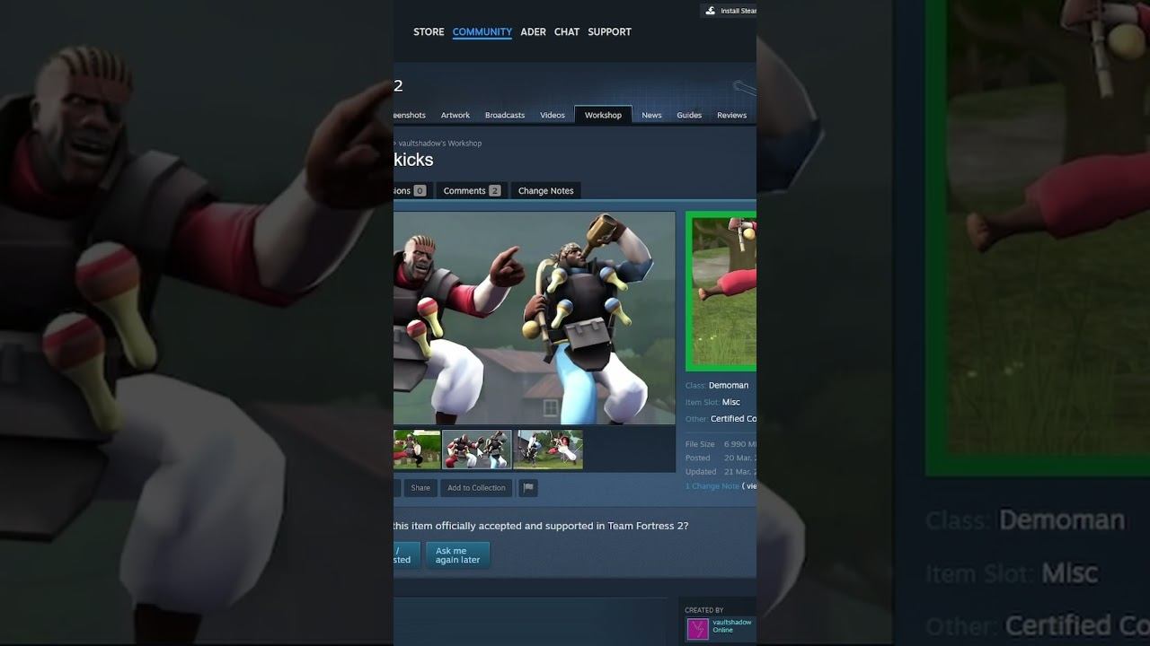 САМЫЙ ЛУЧШИЙ ПРЕДМЕТ НА ДЕМОСА #shorts #teamfortress2 #tf2 #ader #тф2 смотреть онлайн